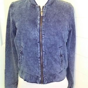 Marc New York Performance Medium Wash Denim Jacket, Size Medium * wom169